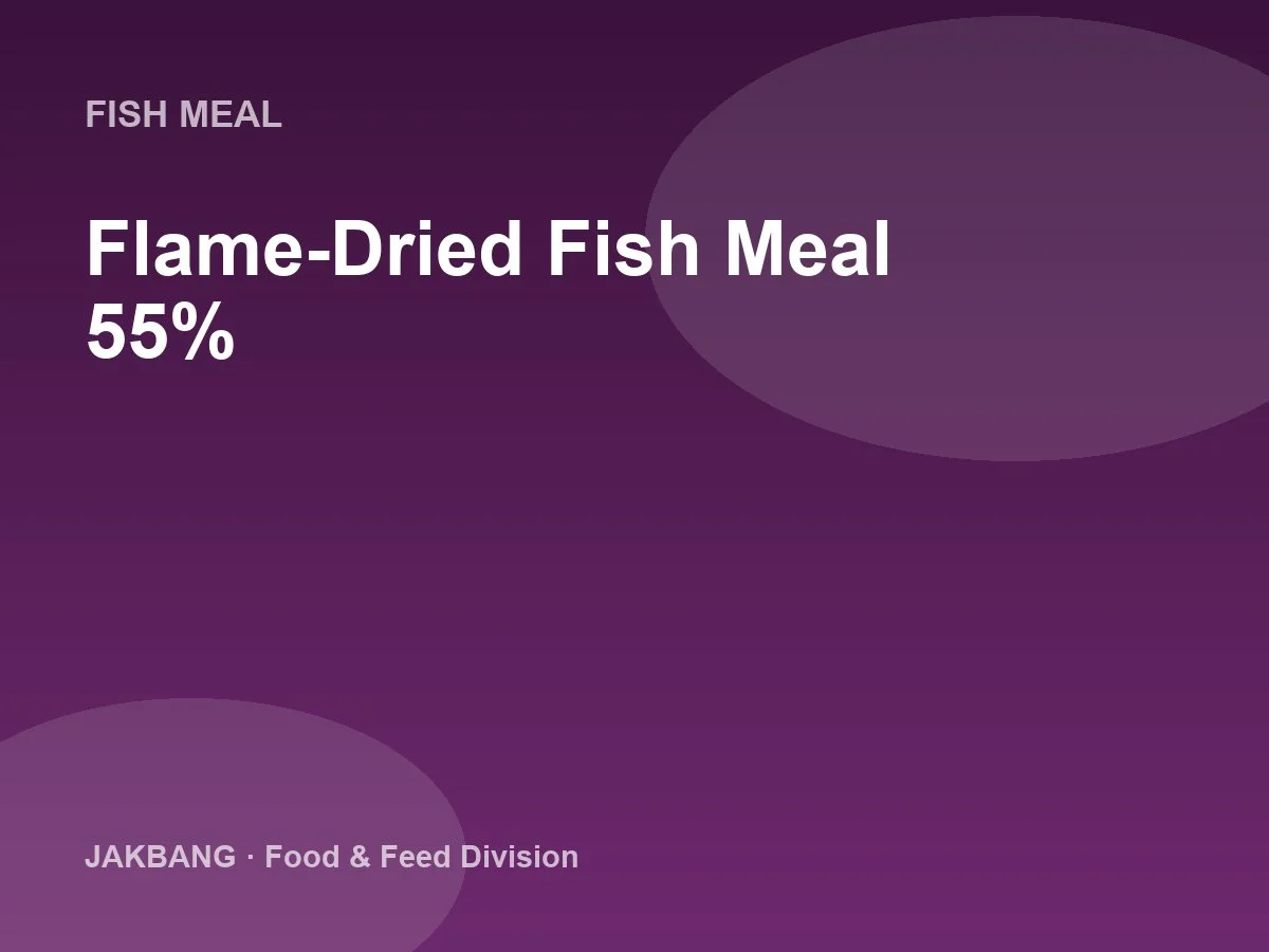 Flame-Dried Fish Meal 55%