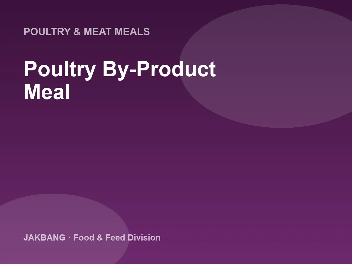 Poultry By-Product Meal
